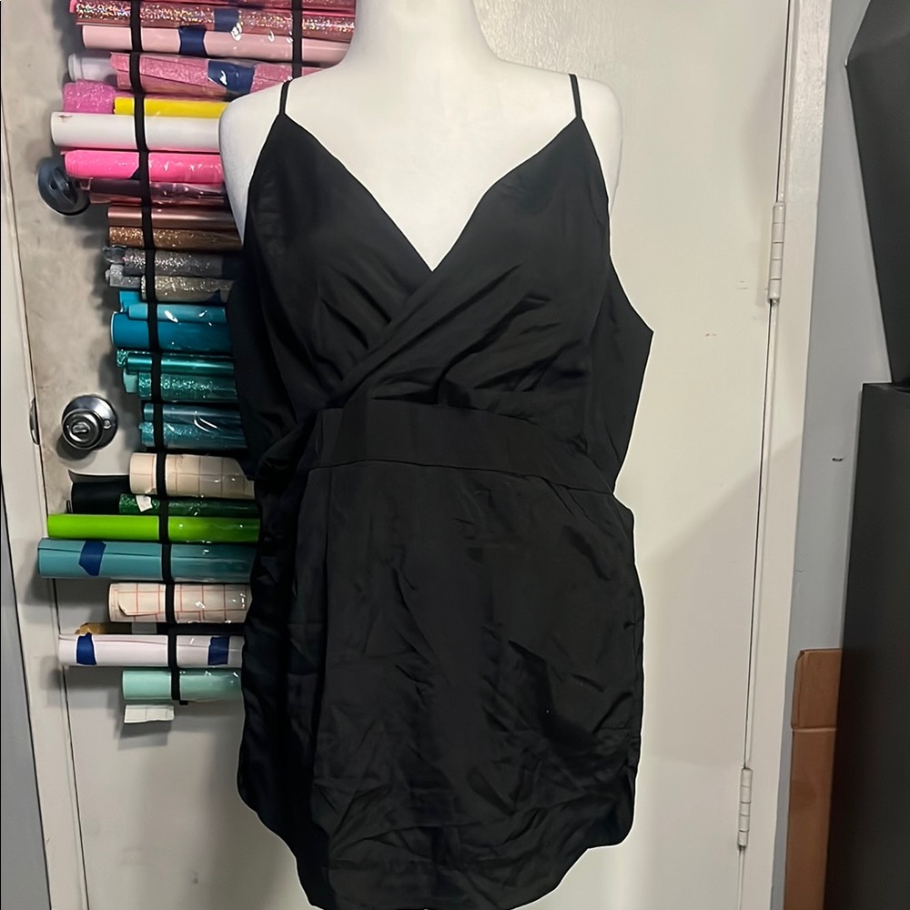 Elegant Black Women's romper